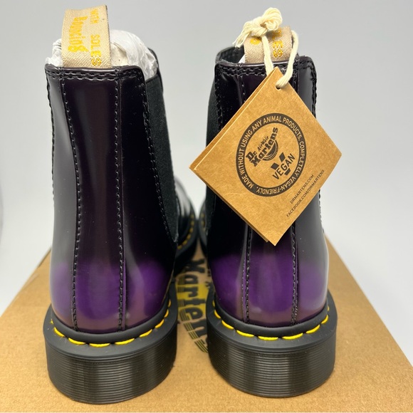 Dr.Martens 2976 Vegan Black/Rich Purple 
Size 8 - Picture 5 of 9